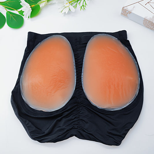 1 paire de coussinets d'insertion de fesses réutilisables et solides, coussinets rehausseurs invisibles, accessoires de lingerie et de sous-vêtements pour femmes