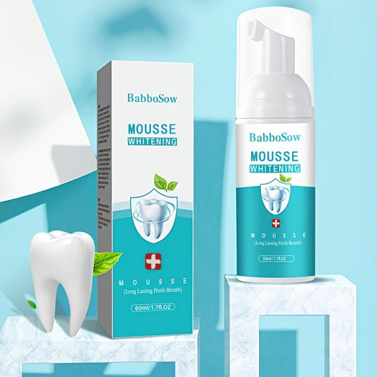 1pc Mousse Blanchissante Pour Les Dents, Dentifrice Blanchissant, Mousse Blanchissante Pour Une Haleine Fraîche, Blanchisseur De Dents Nettoyant En Profondeur