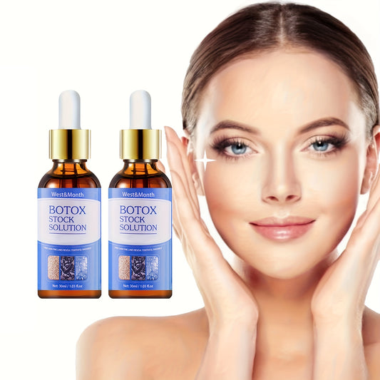 Botox Stock Solution Sérum Pour Le Visage 2023 Le Plus Récent Sérum Pour Le Visage Botox Pour La Jeunesse Crème De Lifting Instantané, Sérum Hydratant Pour Le Visage, Sérum Au Collagène Correcteur De Taches Brunes Pour Femmes 30 Ml (2 Pièces)