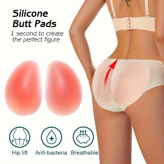 1 Paire De Coussinets De Levage De Fesses En Silicone, Faux Rehausseurs De Fesses Pour Femmes, Rembourrage Amovible Pour Rembourrage, Accessoires De Lingerie Et De Sous-vêtements Pour Femmes