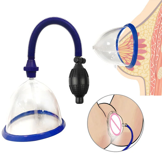 Breast Pump for Vagina Clitoris Sucker for Women Vibrating Clit Vibrator Remote Nipple Enlarge Vacuum Pump Cover women Sex Toys