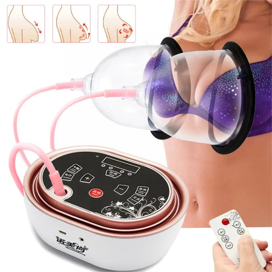 Vacuum Stimulator Big Breast Massage Suction Cup Breast Enlargement Pump Improve Nipple Enhancer Button Lifting Nipples Sucker