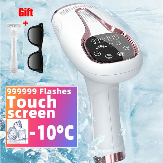 999999 Flashes Freezing Laser Epilator Permanent Painless Ice Sensing Hair Removal IPL Photoepilator Bikini Body Epilator