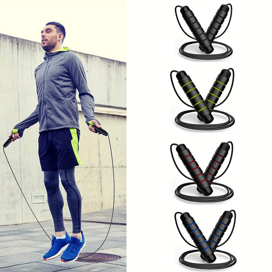 1pc Corde À Sauter Avec Une Vitesse Rapide, Corde À Sauter Réglable Avec Des Poignées Douces, Pour L'exercice Aérobique, La Perte De Poids, La Remise En Forme