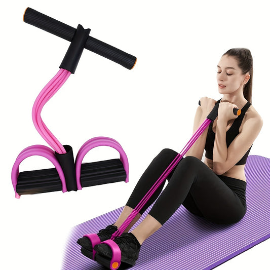 Corde De Traction Élastique Pour Pédale De Yoga Avec 6 Tubes, Équipement De Fitness En Latex Naturel Pour Étirer, Amincir Et Entraîner Les Muscles Du Ventre, De La Taille, Des Bras Et Des Jambes